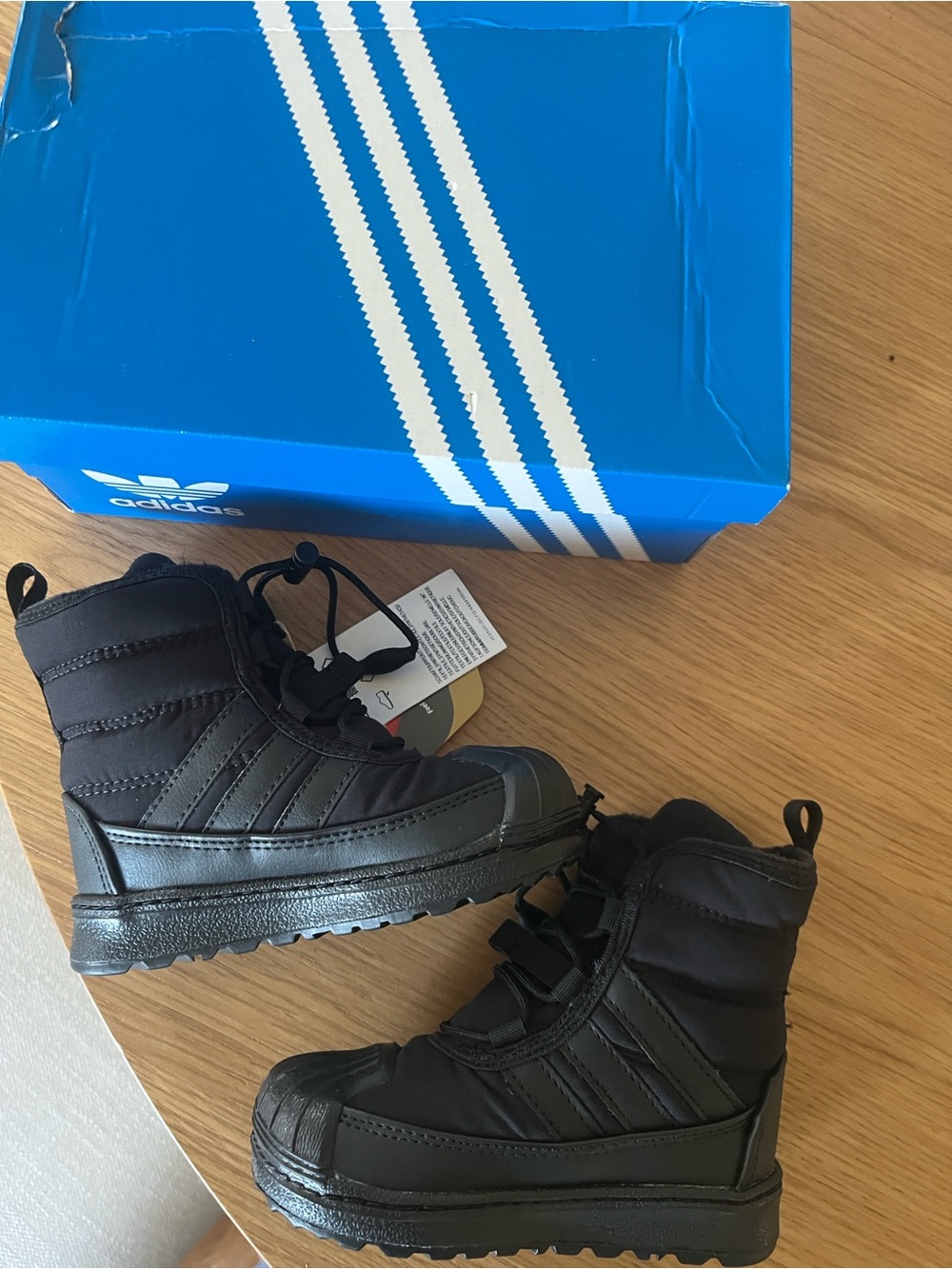 adidas Kids Superstar 360 Boot 2.0 I in Black